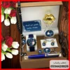 wx84 (2) طقم رجالي ساعة وكبك وخاتم وقلم ومبخرة
