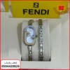 ساعة FENDI O’Lock المكس الفضي والذهبي