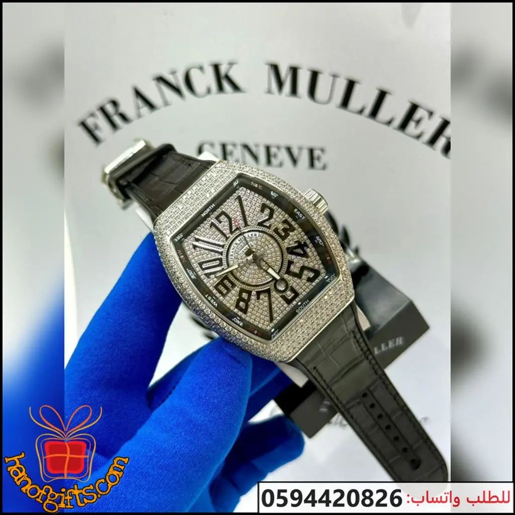 ساعة Franck Muller رجالية مرصعة بالكامل