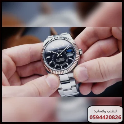 رولكس سكاي دويلر مينا اسود اوتوماتيك