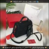Lm107 (1) شنطة Valentino Garavani السوداء مع كرستال لامع