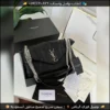 شنطة سان لوران لو لو مبطنة اسود وفضي