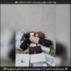 شنطة ديور ليدي مبطنة بسلسلة (اسود عنابي وردي)