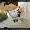 شنطة Coach Tabby مع ميدالية (أسود أبيض وردي جملي عنابي)