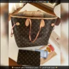 شنطة Louis Vuitton سلة مونوغرام مع محفظة مطابقة