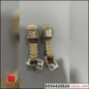 ساعتين كارتير بانثر نسائية مكس فضي وذهبي بدون فصوص بحجم صغير ووسط بتصميم كلاسيكي أنيق