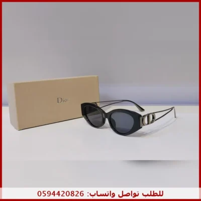 Dior CD Oval Black – أناقة لا تزول
