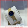 ساعة Dior ذهبية مينا كحلي نجومي