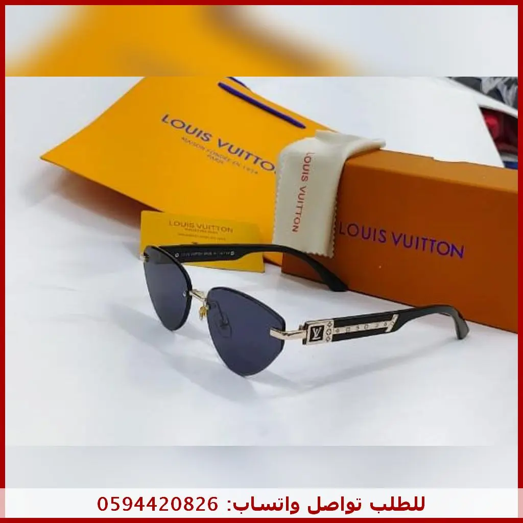 نظارة لويس فيتون بدون إطار Rimless بعدة ألوان 3 نظارة لويس فيتون بدون إطار Rimless بعدة ألوان
