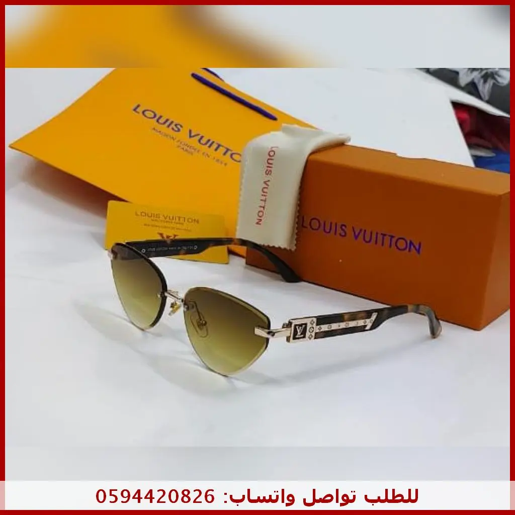 نظارة لويس فيتون بدون إطار Rimless بعدة ألوان 4 نظارة لويس فيتون بدون إطار Rimless بعدة ألوان