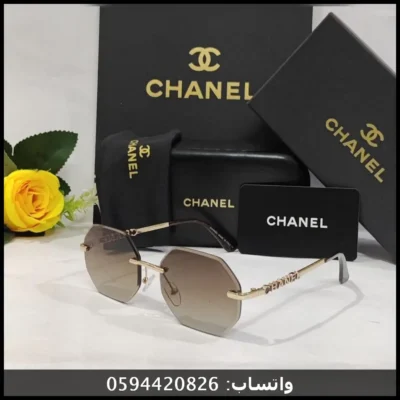 نظارة شانيل نسائية بدون اطار
