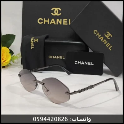 نظارة شانيل بحروف chanel بارزة