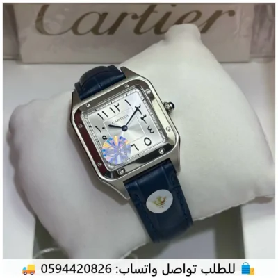 Cartier Dumont جلد كحلي نسائية مقاس 32