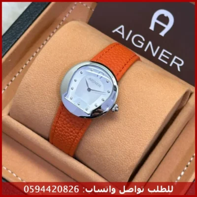 ساعة نسائية برتقالية اقنر ساعة نسائية برتقالية اقنر