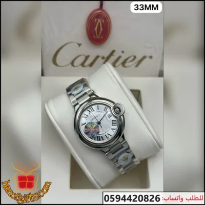 ساعة كارتير نسائي بالون مينا ابيض
