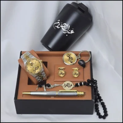 بوكس هدايا رجالي متكامل بالاسم